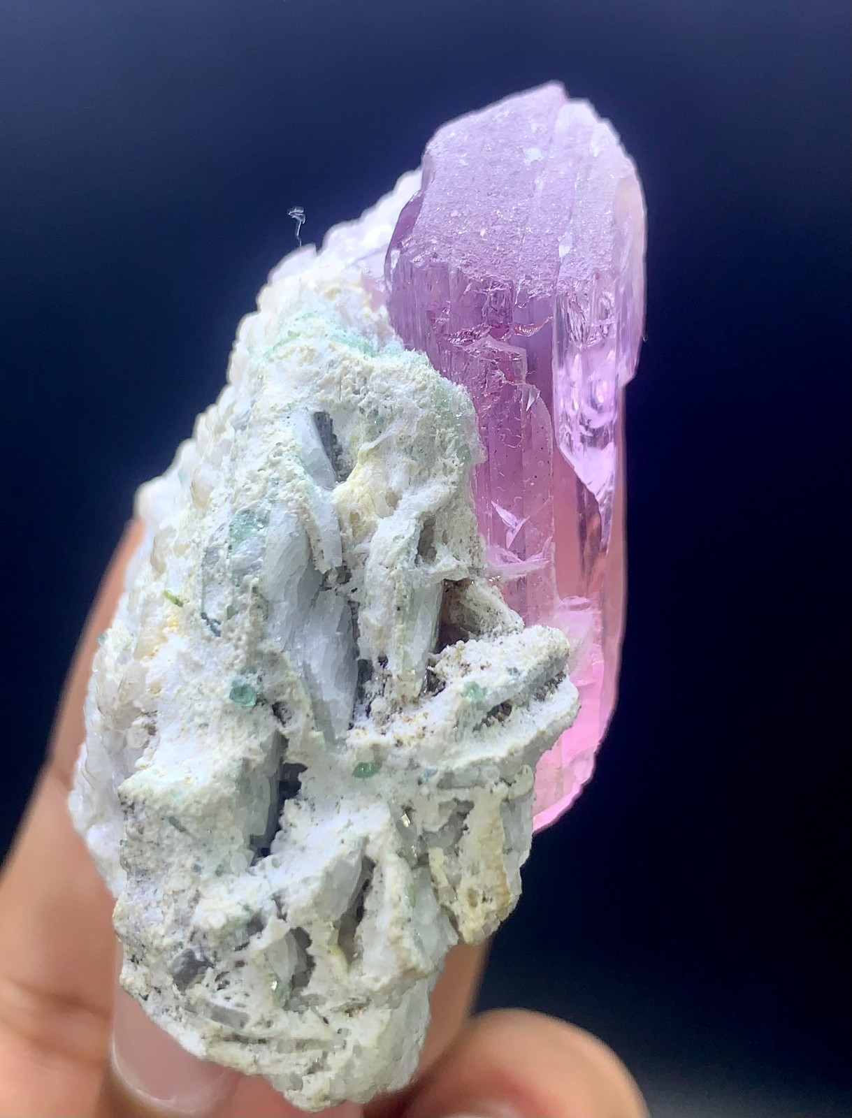 76 Gram pink Kunzite Crystal Specimen From Afghanistan