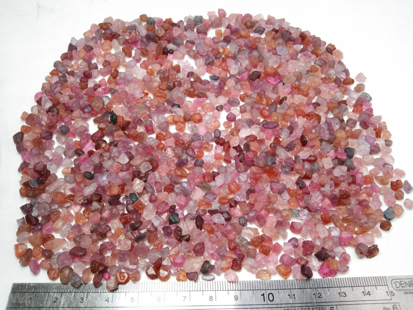 Spinel Natural River Tumbled 220 grams lot