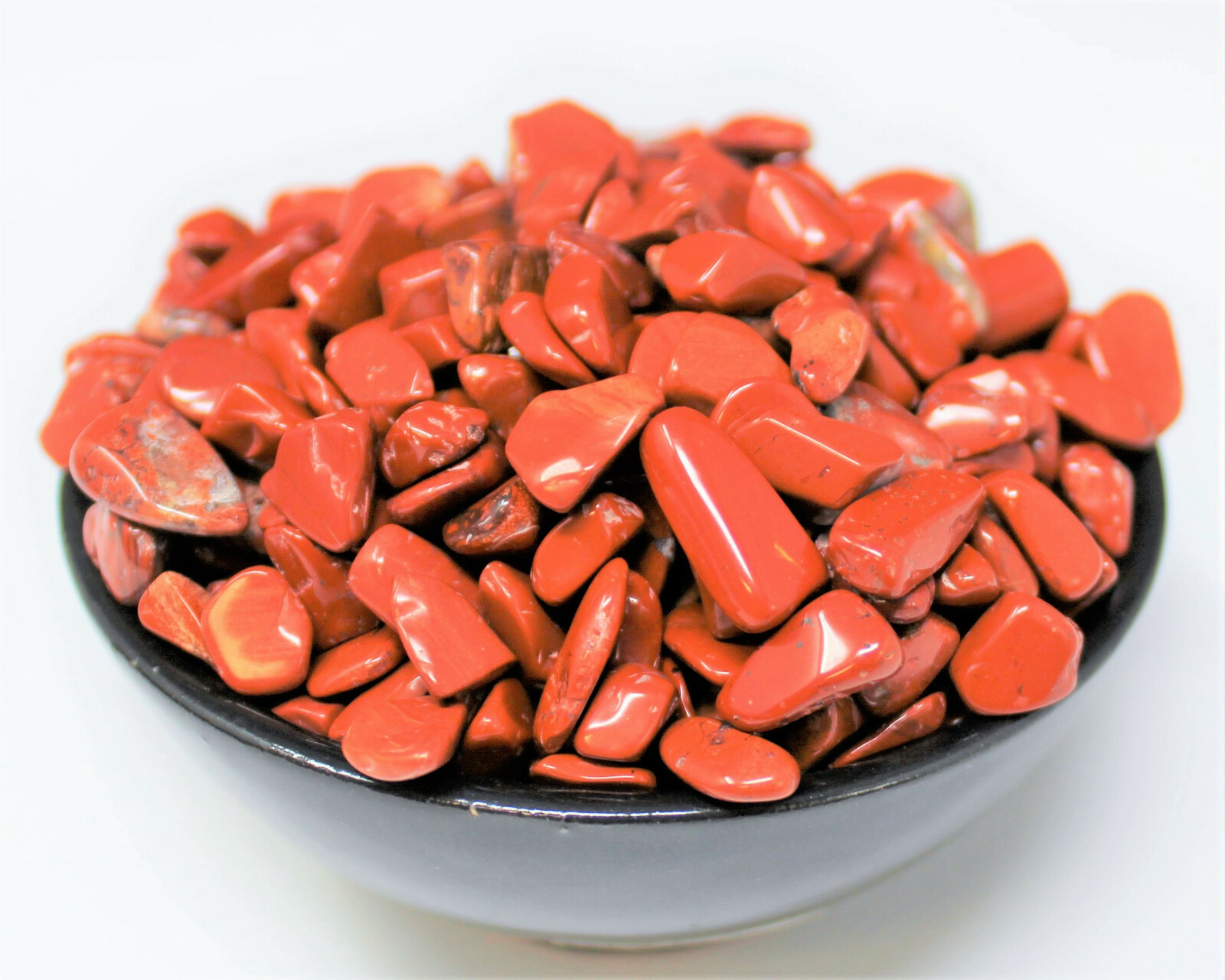 Red Jasper Semi Tumbled Gemstone Mini Chips 3-8 mm, ‘A’ Grade Wholesale Bulk Lot