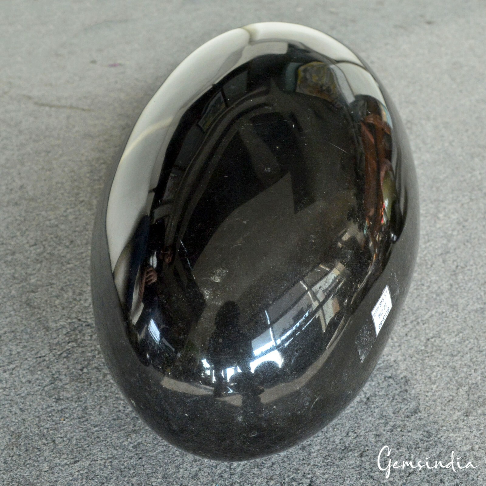 Superb Huge 15.5″ Black Obsidian Crystal Healing High Polish Stone Lingam 22.2kg