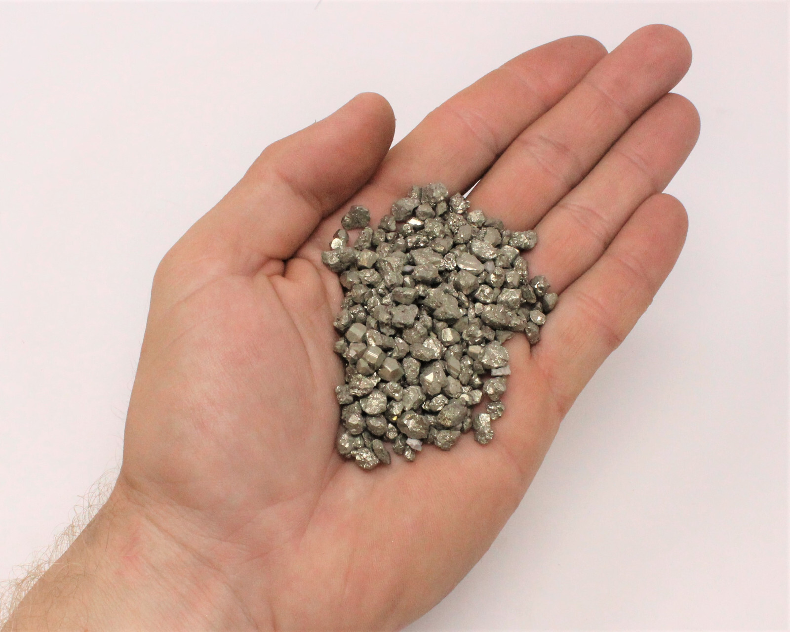Pyrite Semi Tumbled Rough Gemstone Mini Chips 4 – 10 mm (Wholesale Pyrite Chips)