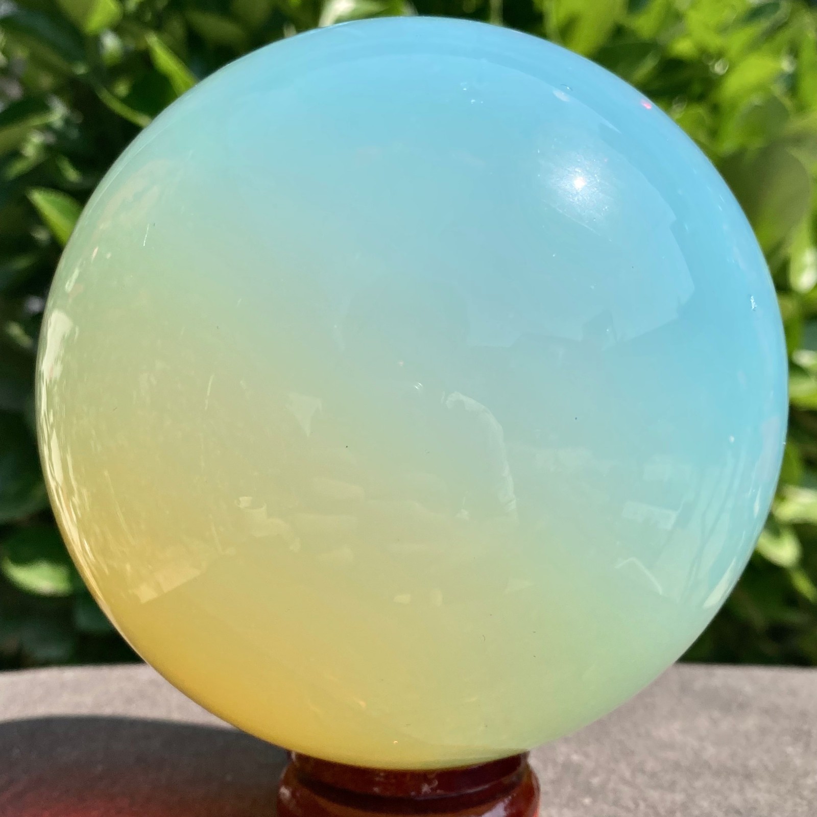 3.29LB Artificial protein stone ball rainbow crystal gemstone spiritual healing