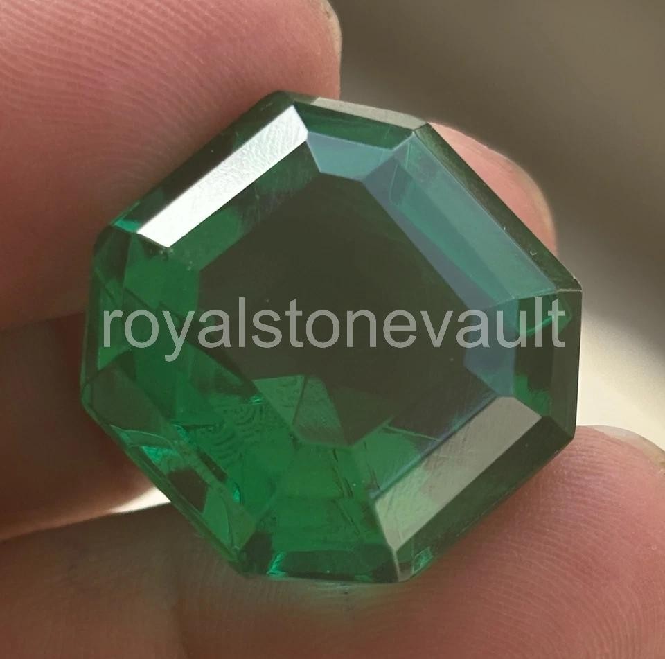 IGL Certified 70.00 Ct Colombian Emerald Loose Gemstone Square Cut Green – 5AOB