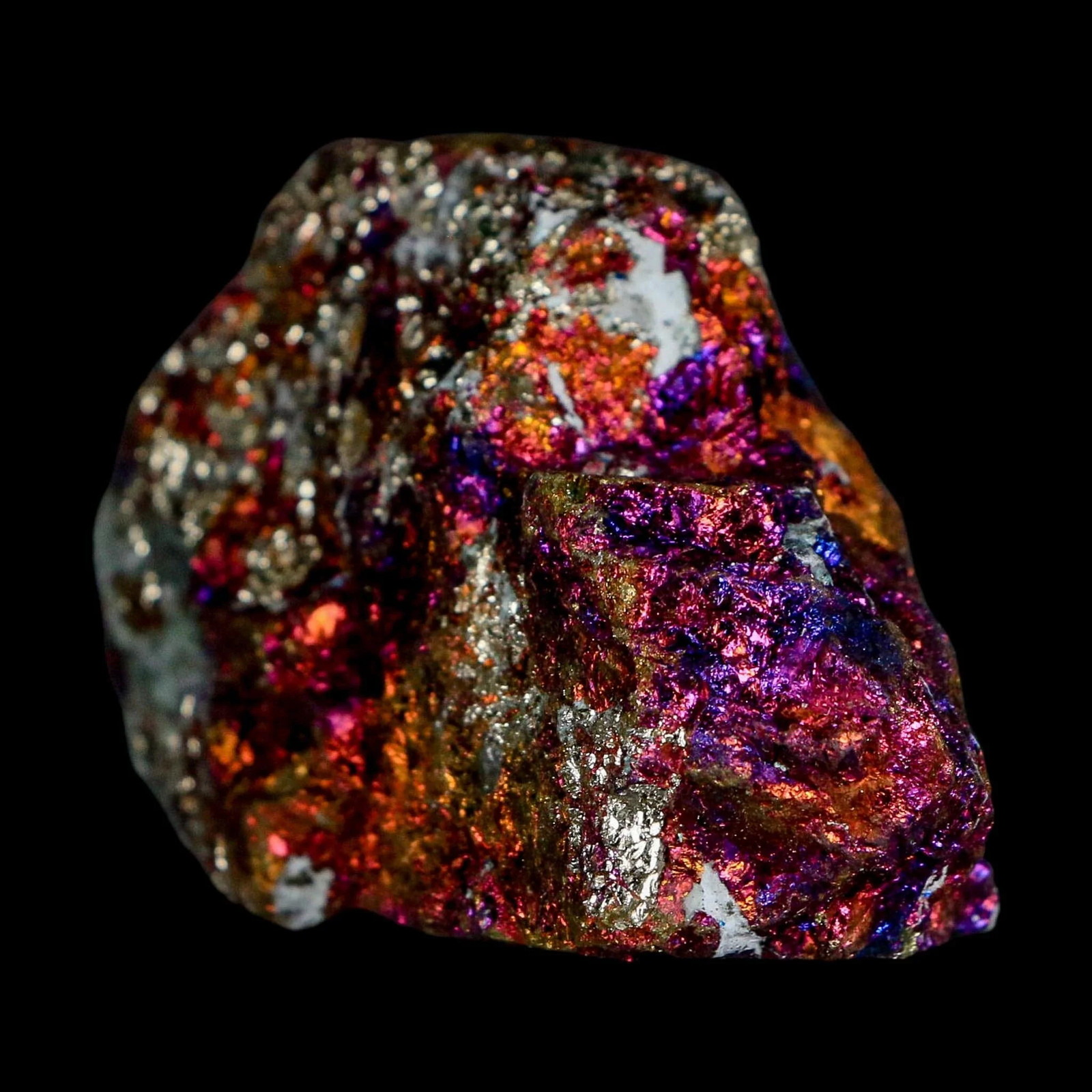 2.4″ Chalcopyrite Bornite Brilliant Multicolored Peacock Ore Chihuahua Mexico