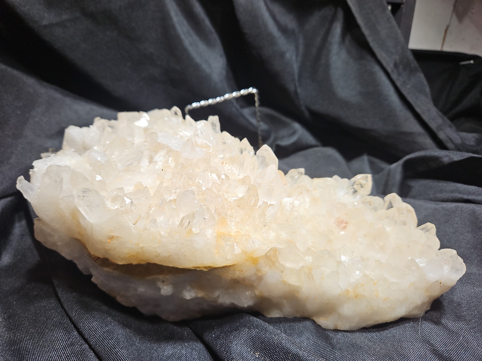 Arkansas Clear Quartz Crystal Cluster (9lb 1oz)