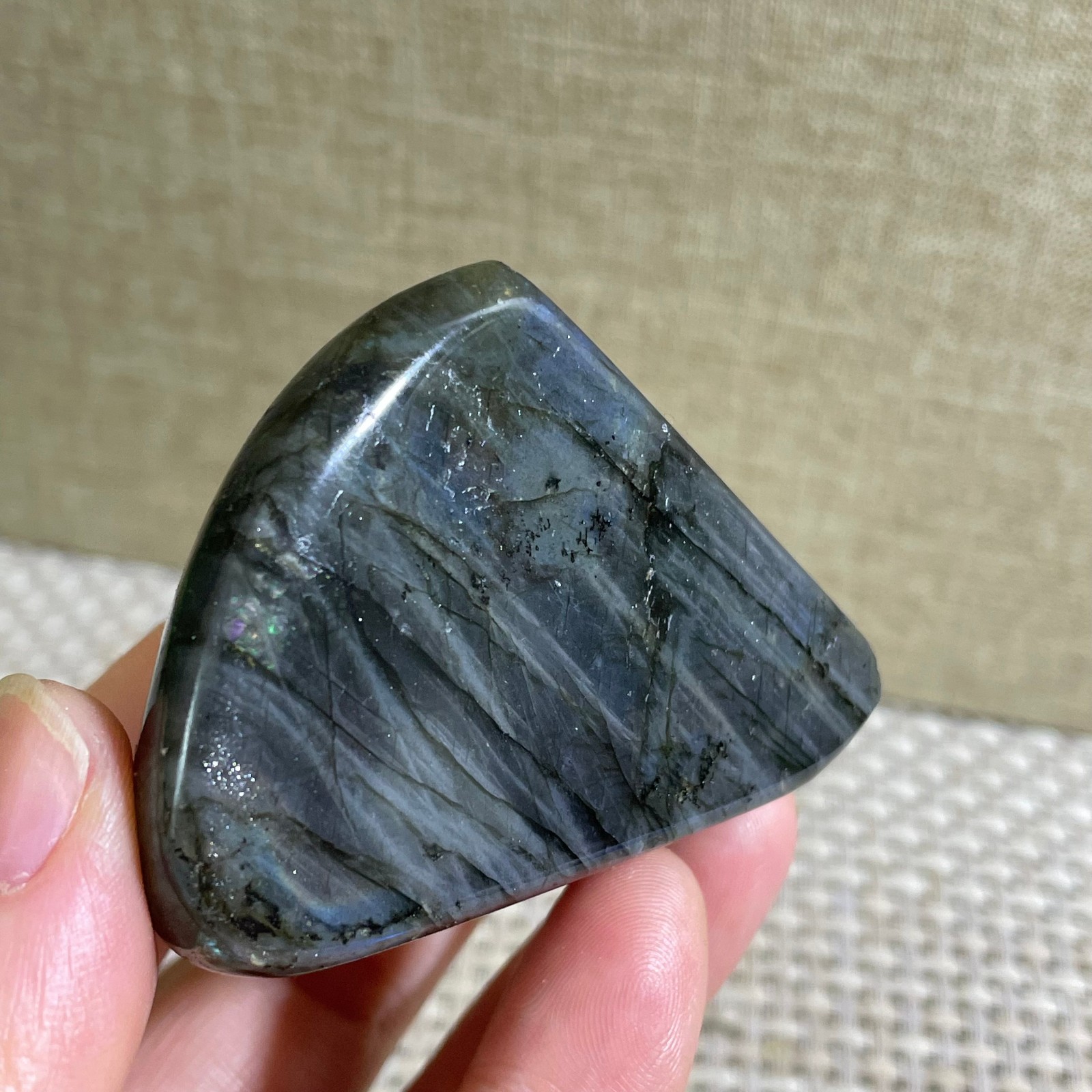 Natural Labradorite Crystal gemstone rough original Specimen 107g