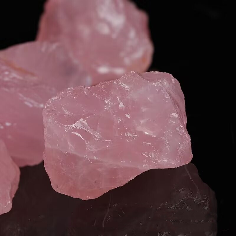 3-5cm Rose Quartz Raw Rough Stone Chunks Healing Reiki Energy Crystal Gifts 1PCS