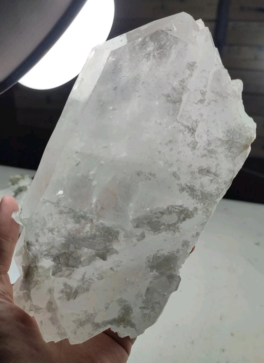 Faden Quartz Transparent Crystal With Good Luster & Nice Termination-Pak.