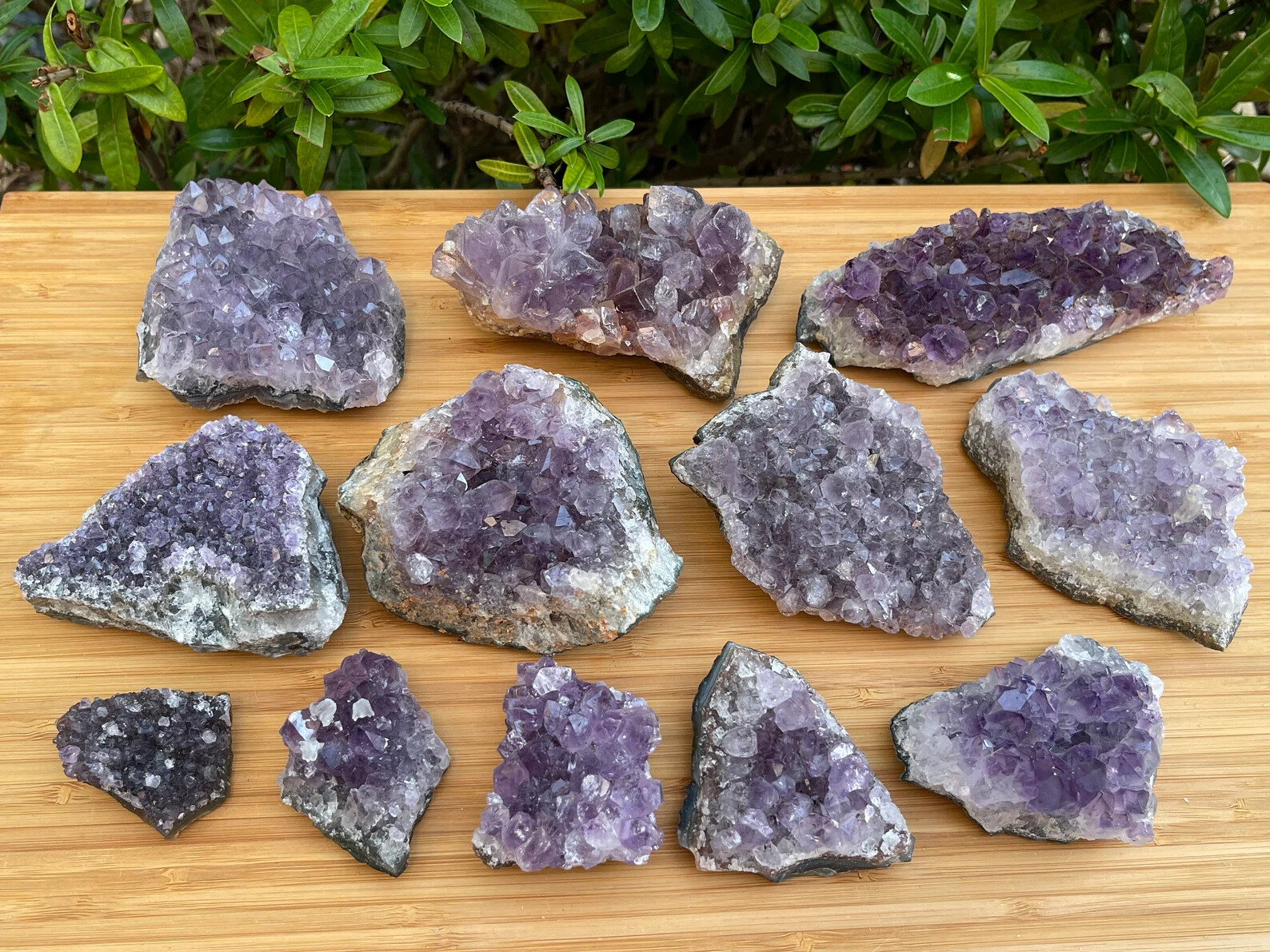 Grade A Amethyst Cluster, Amethyst Geode, Raw Amethyst Druze, Pick a Size