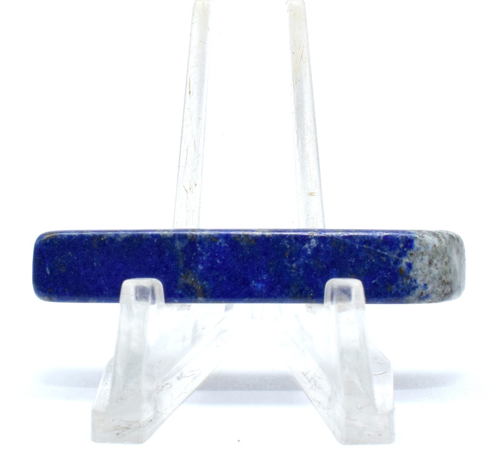 41mm Rich Blue Lapis Lazuli Slice Polished Gemstone Crystla Mineral Afghanistan