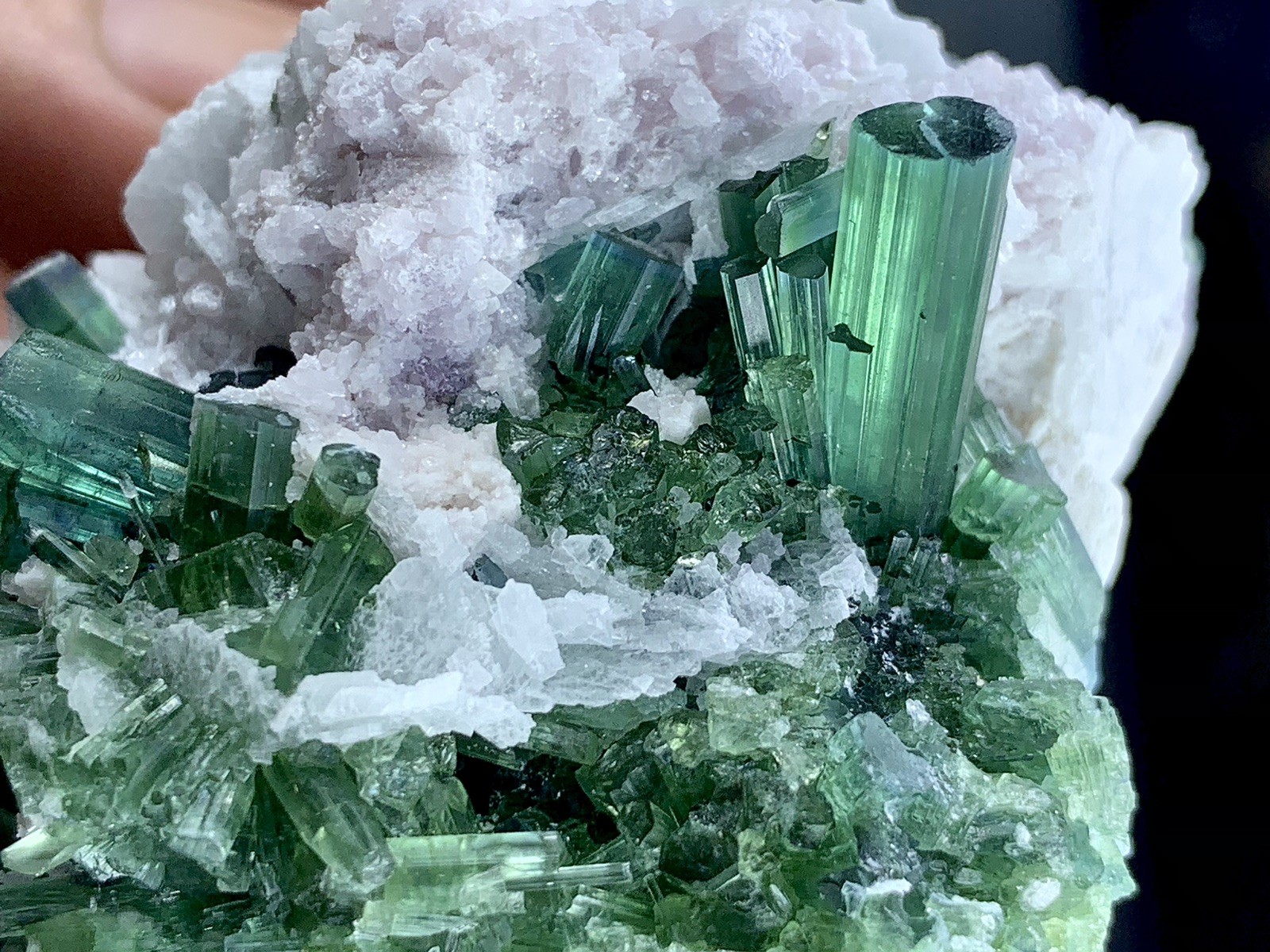 220 Gram Tourmaline Crystal Specimen From Afghanistan