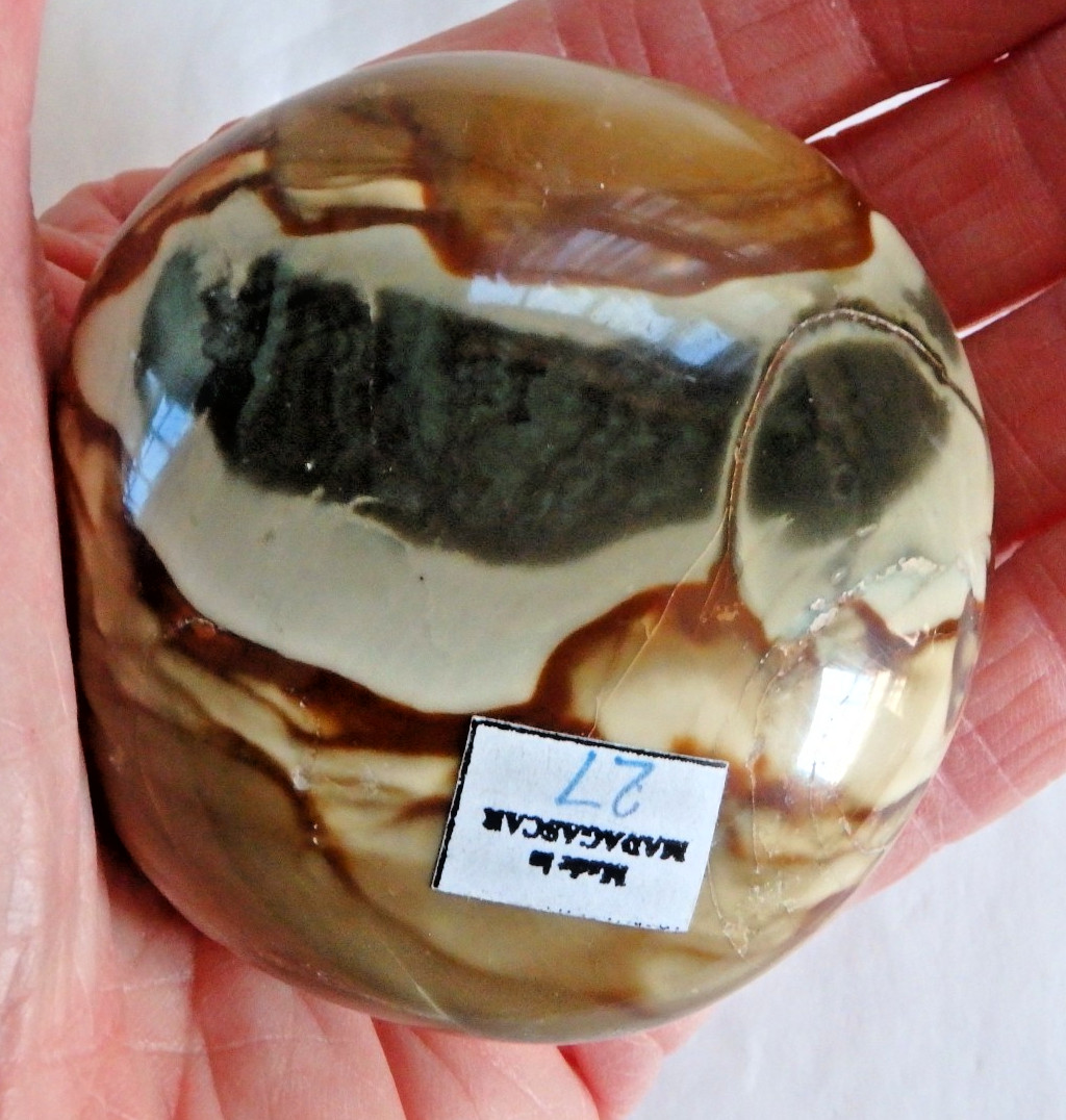 Crystal Stunning Polychrome Jasper $27 Polished 183 grams