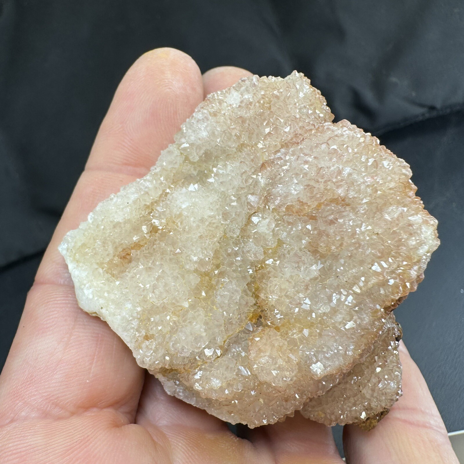 Lot of 5 Quartz Crystal Druse Clusters on Lace Agate | Missouri
