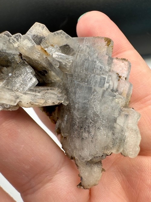 5649 Rare, Excellent Blue Barite Crystal Cluster Spain 61g