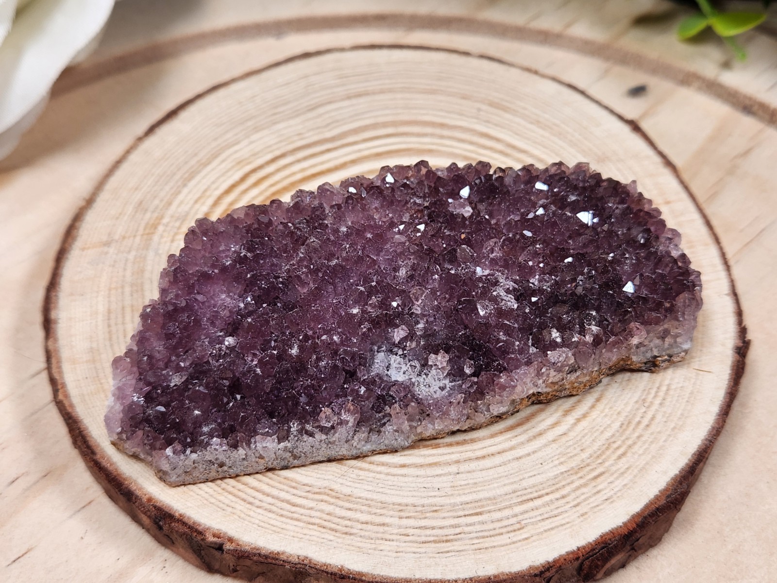 Turkish Amethyst Druzy Crystal Cluster, Alaçam Mine, 76g 3 Inch Specimen Y12