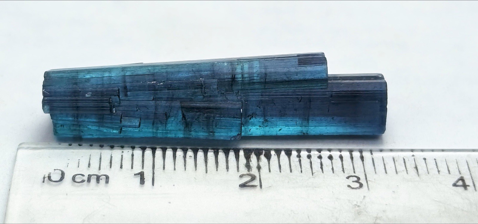 Beautiful Open Color Indicolite DT Tourmaline Crystal From Afg Spray Shape
