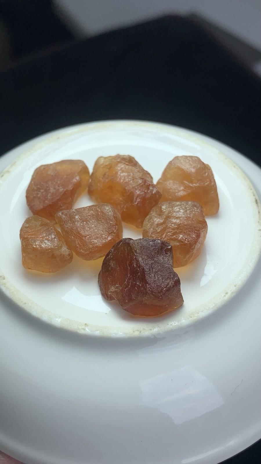 128 Ct Dark Orange Hessonite Garnet From Africa Facet Grade Rough
