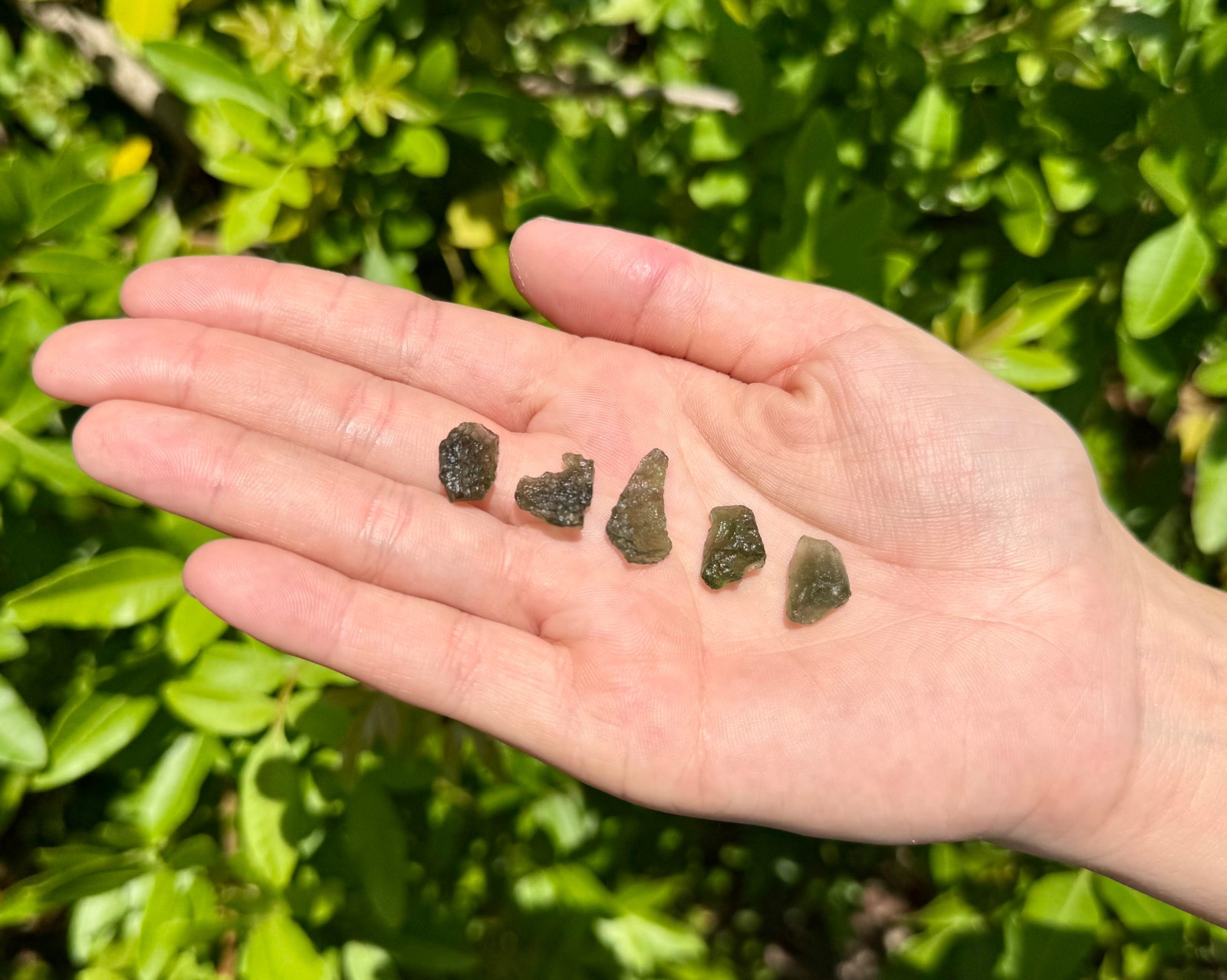 Natural Moldavite Crystals – 100% Genuine Moldavite From Czech Republic