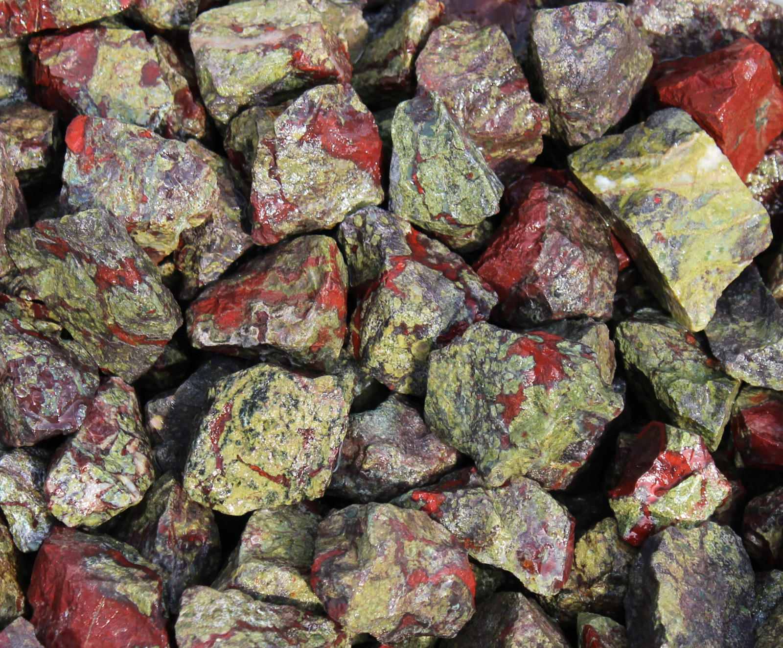Dragon Blood Jasper – Rough Rocks for Tumbling – Bulk Wholesale options
