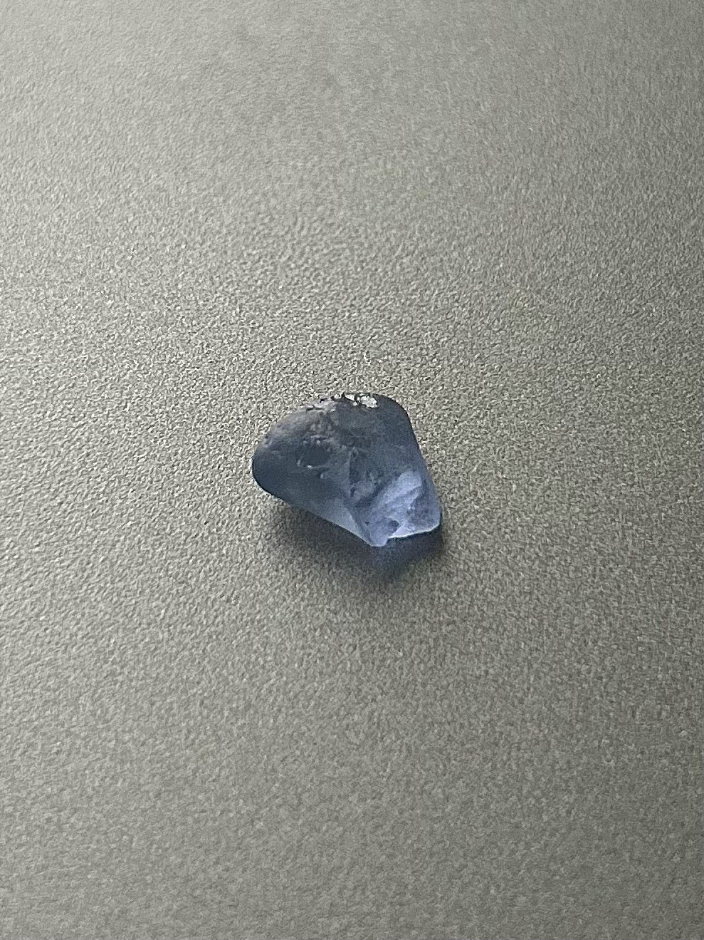 Blue Sapphire Facet Rough Crystal Unheated Sri Lanka 4.30 carats