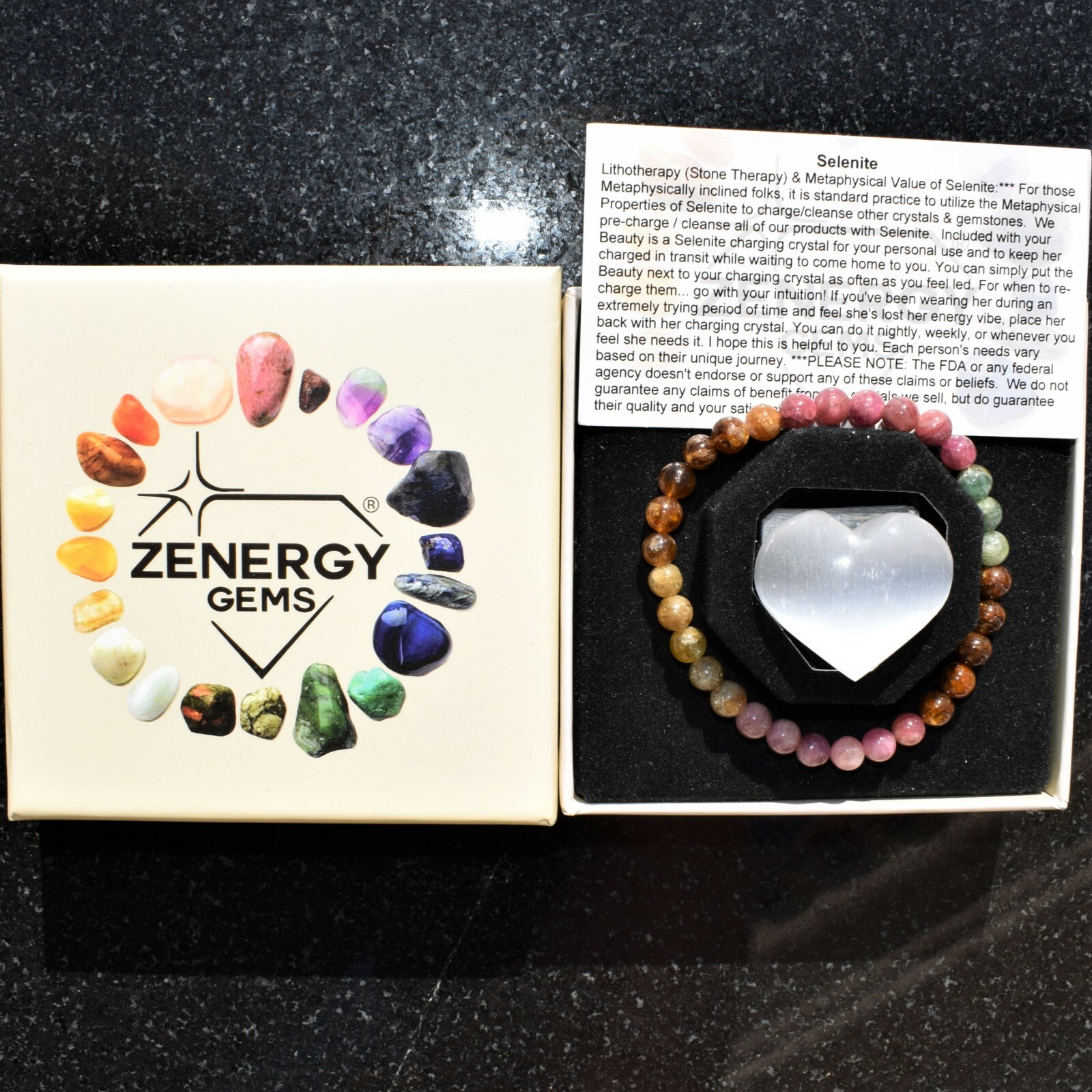 Premium CHARGED Rainbow Tourmaline Crystal 6mm Bead Bracelet Stretchy ENERGY