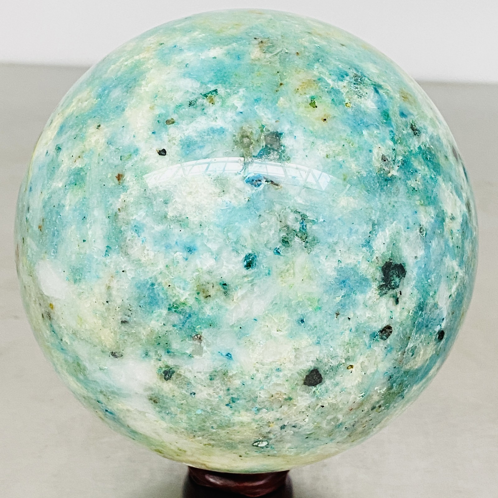 Natural phoenix stone crystal ball healing stone 2660g