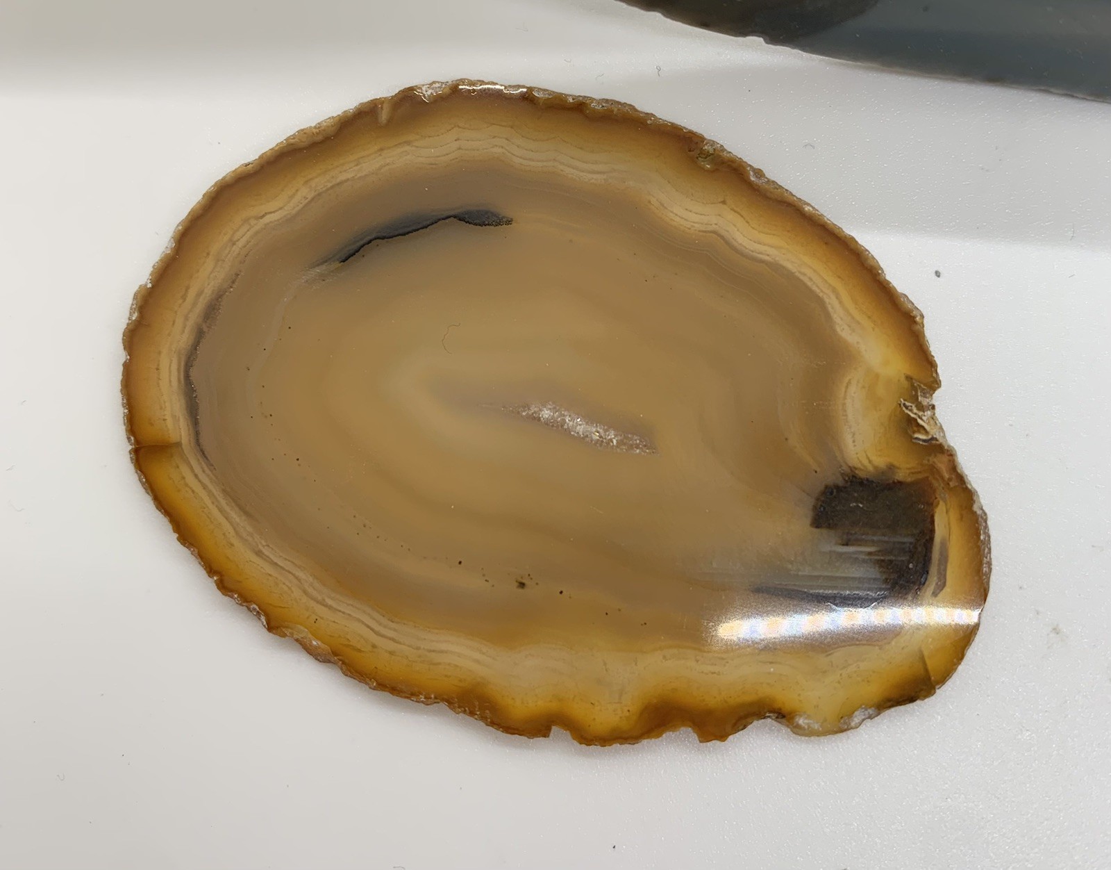 Mixed Lot Of 8 Geode Slices, Polished, Various Sizes