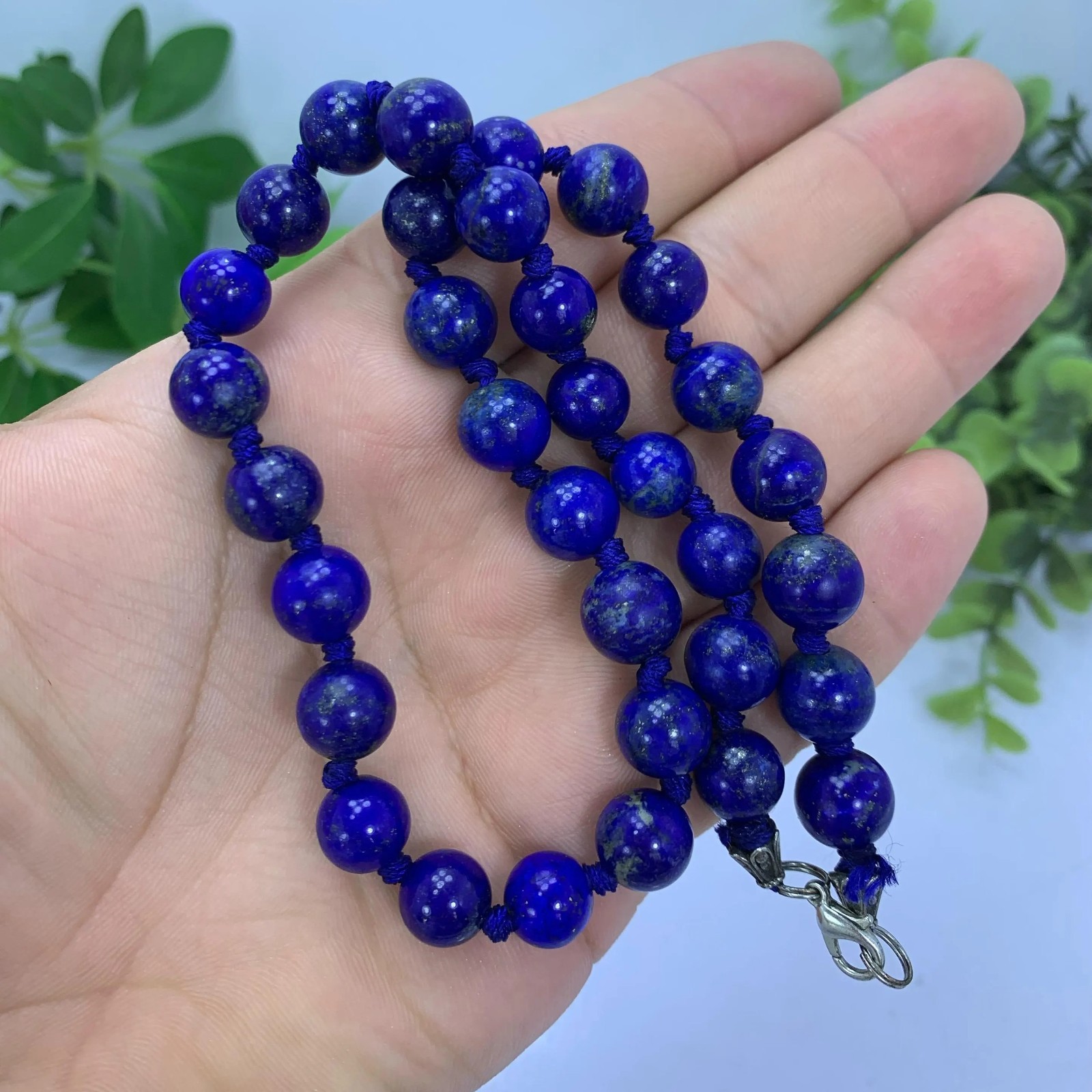 Lapis Lazuli Blue Beads Strand, Lapis Lazuli Polished Beads Strand, Afghanistan