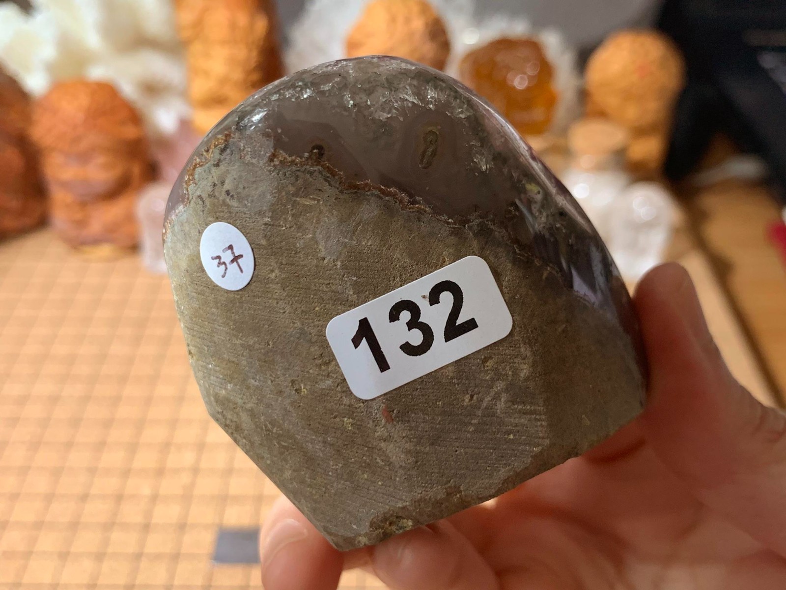 Small Natural Amethyst Geode Quartz Crystal Cluster – 220 Grams (#132)