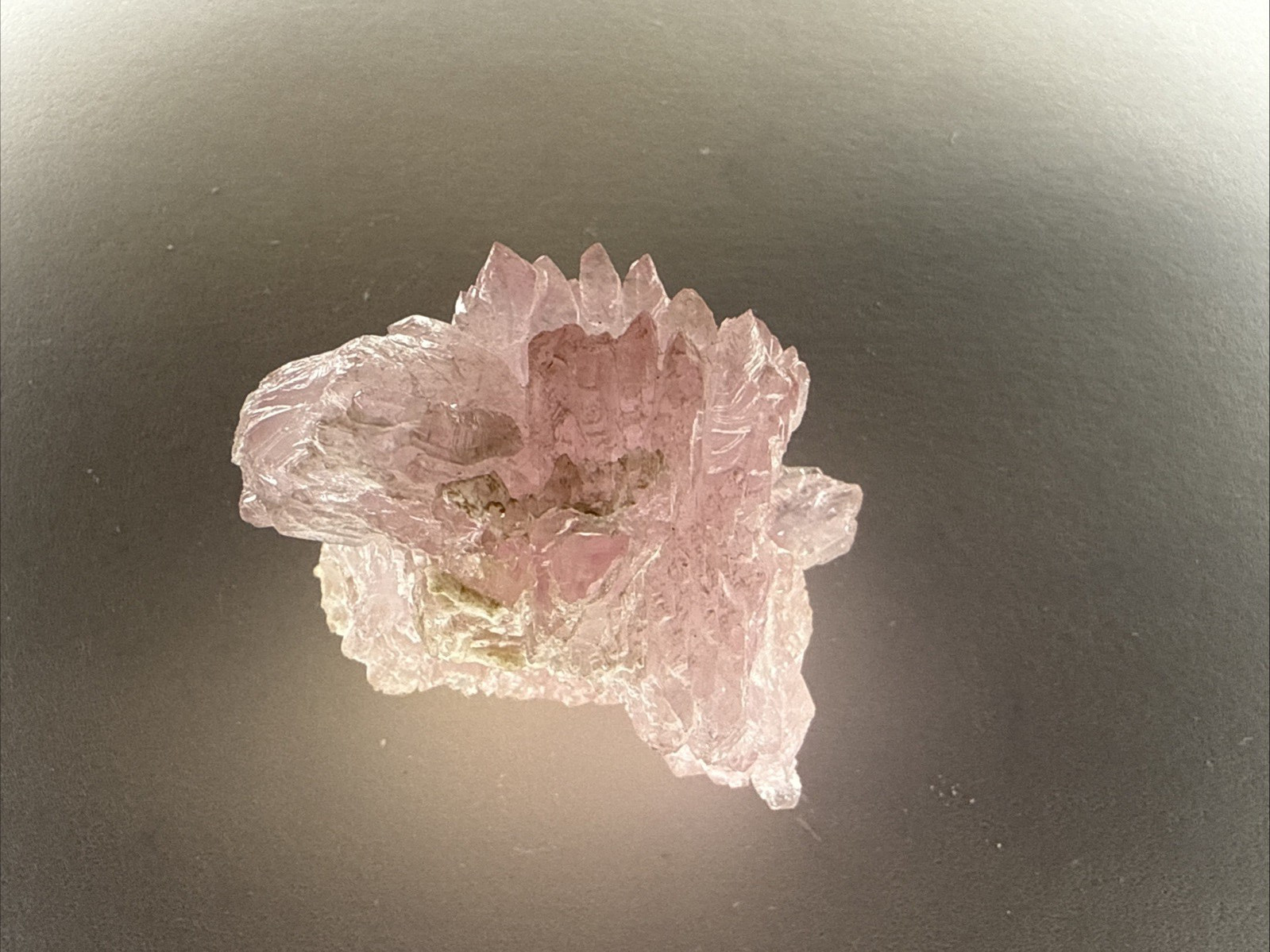 Crystalized Rose Quartz Cluster, Minas Gerais , Brazil, 34+ Grm, Natural, Old In