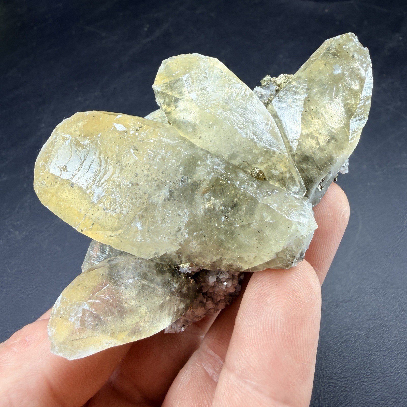 Golden Calcite Chalcopyrite Dolomite Crystal Combo / Sweetwater Mine *Video*