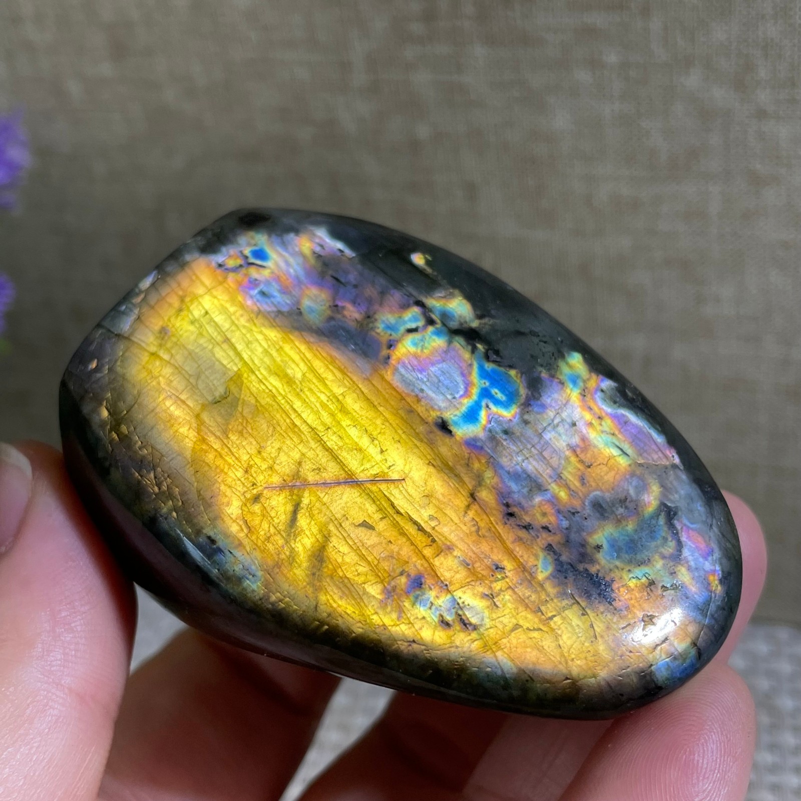 Natural Labradorite Crystal gemstone rough original Specimen 151g