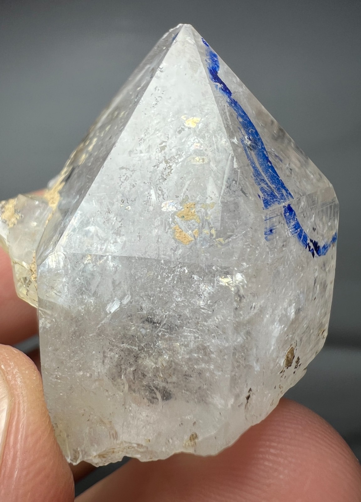 188 Ct Rare! Enhydro Quartz Crystal | Fast Moving water Bubble from Pakistan
