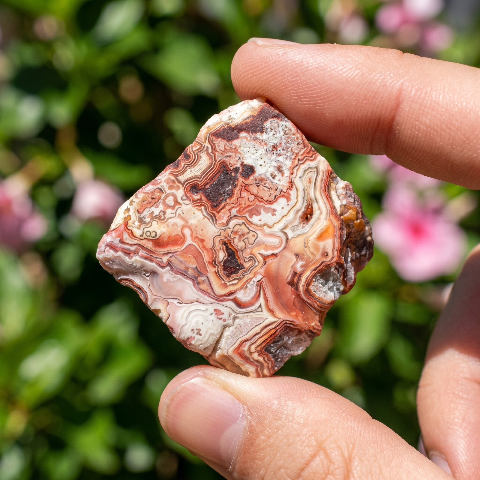 3PCS Raw Crazy Lace Agate |Balance Grounding Crystal Healing Specimen Home Decor