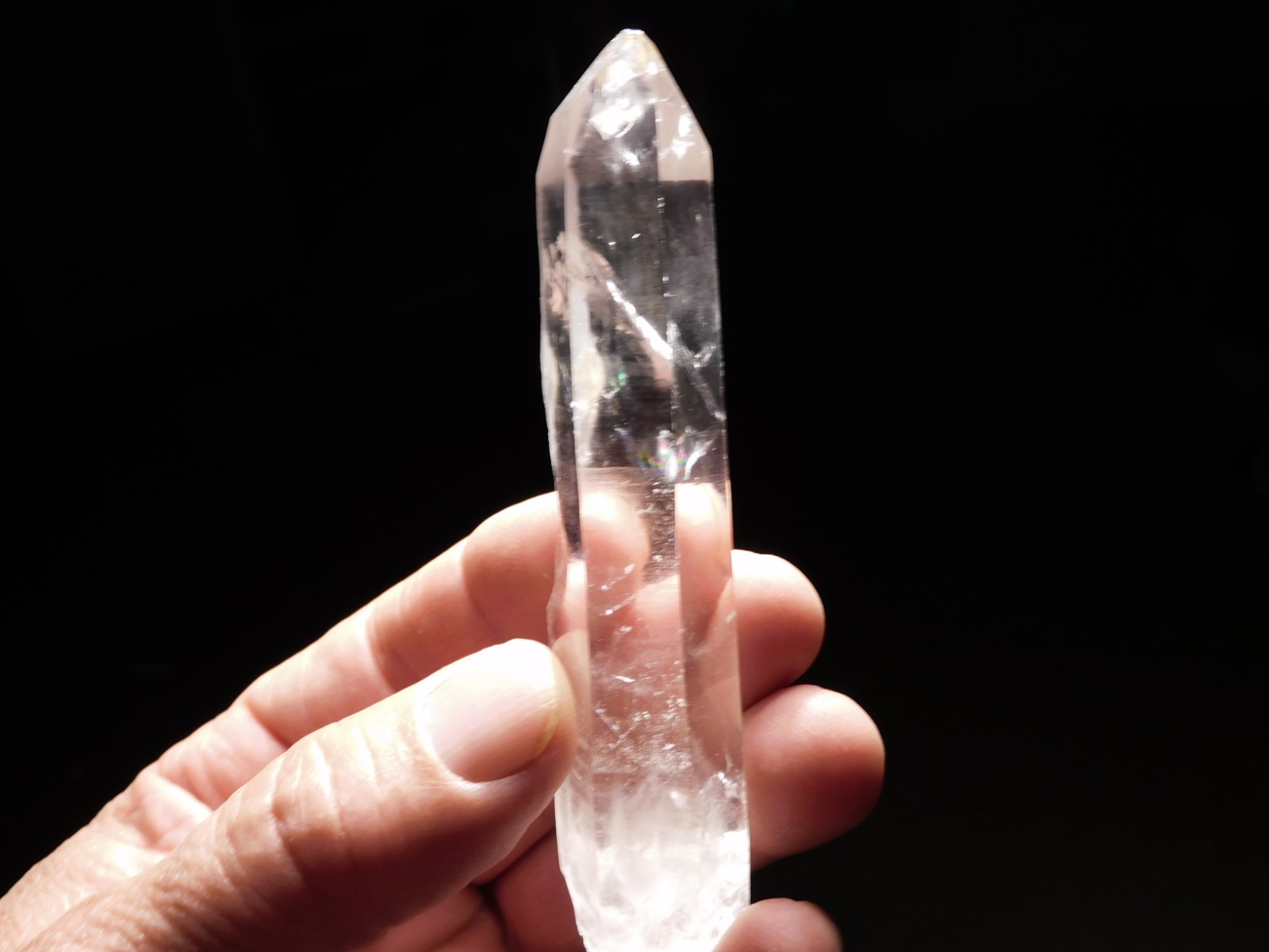 LONG Super! Translucent Quartz Crystal 100% Natural Brazil 69.8gr