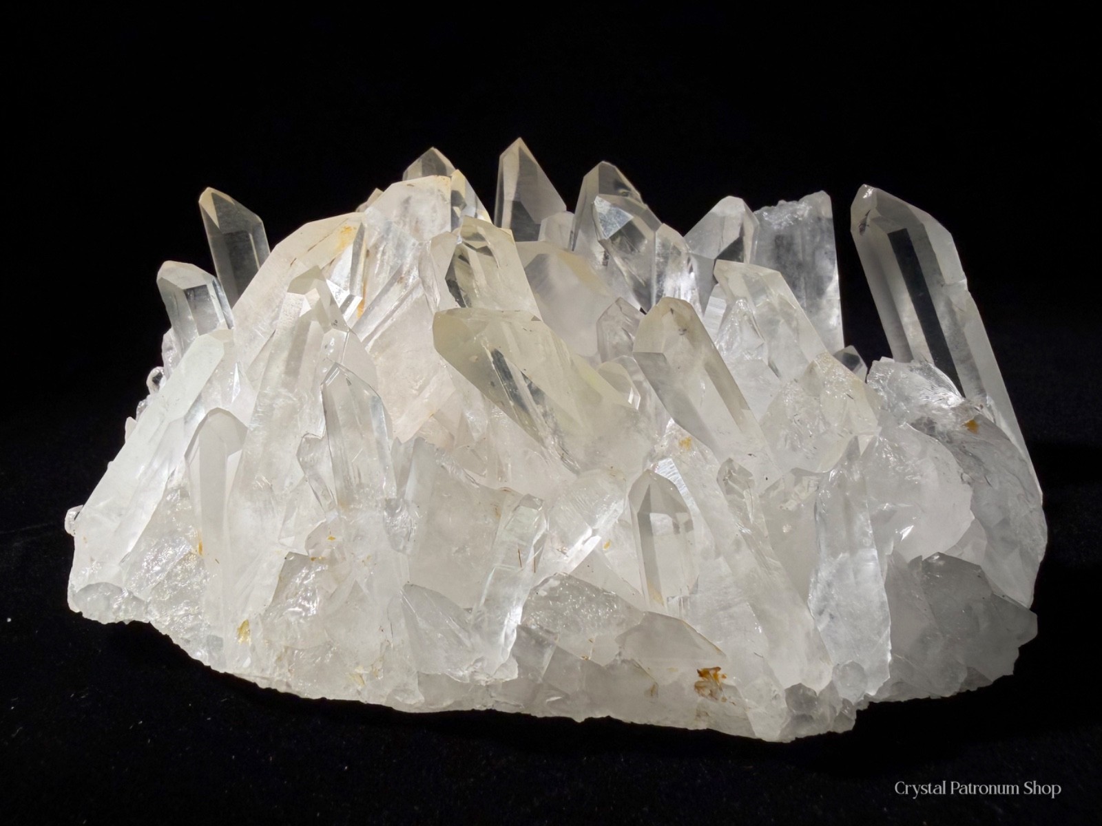 1.2LB Natural Clear White Quartz Crystal Cluster | Multi-Point Specimen