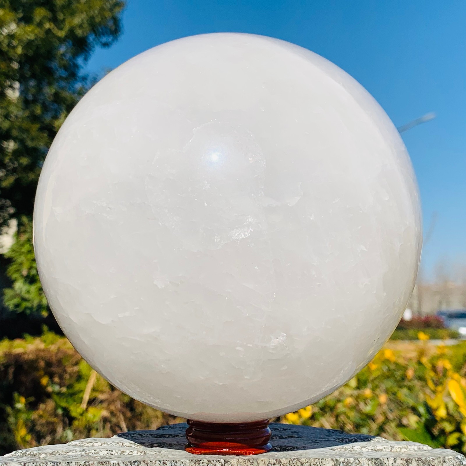 11.42LB Natural White Crystal Ball Quartz Crystal Sphere Healing