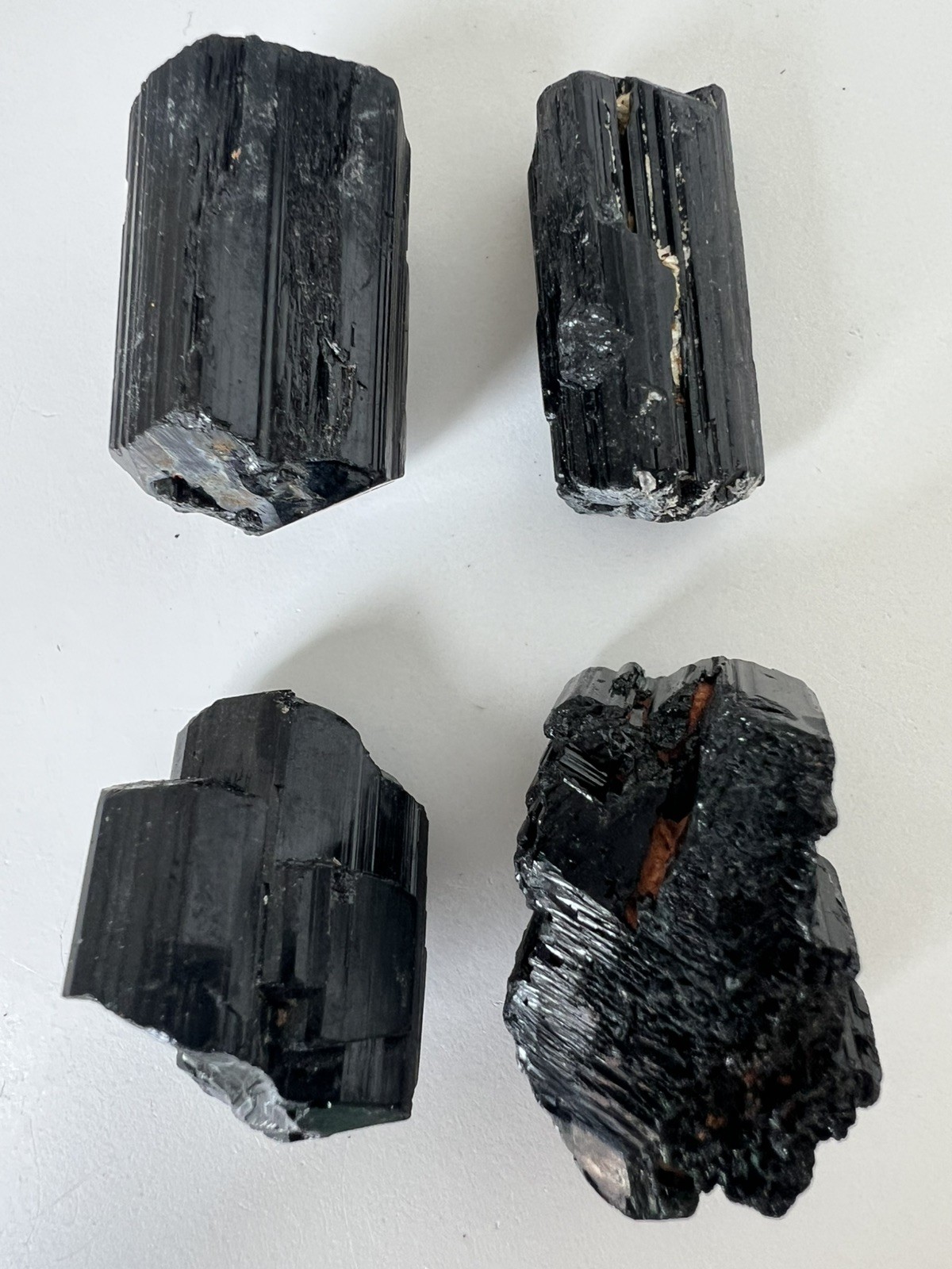 47g – 4pcs Set | Raw Black Tourmaline | Mozambique