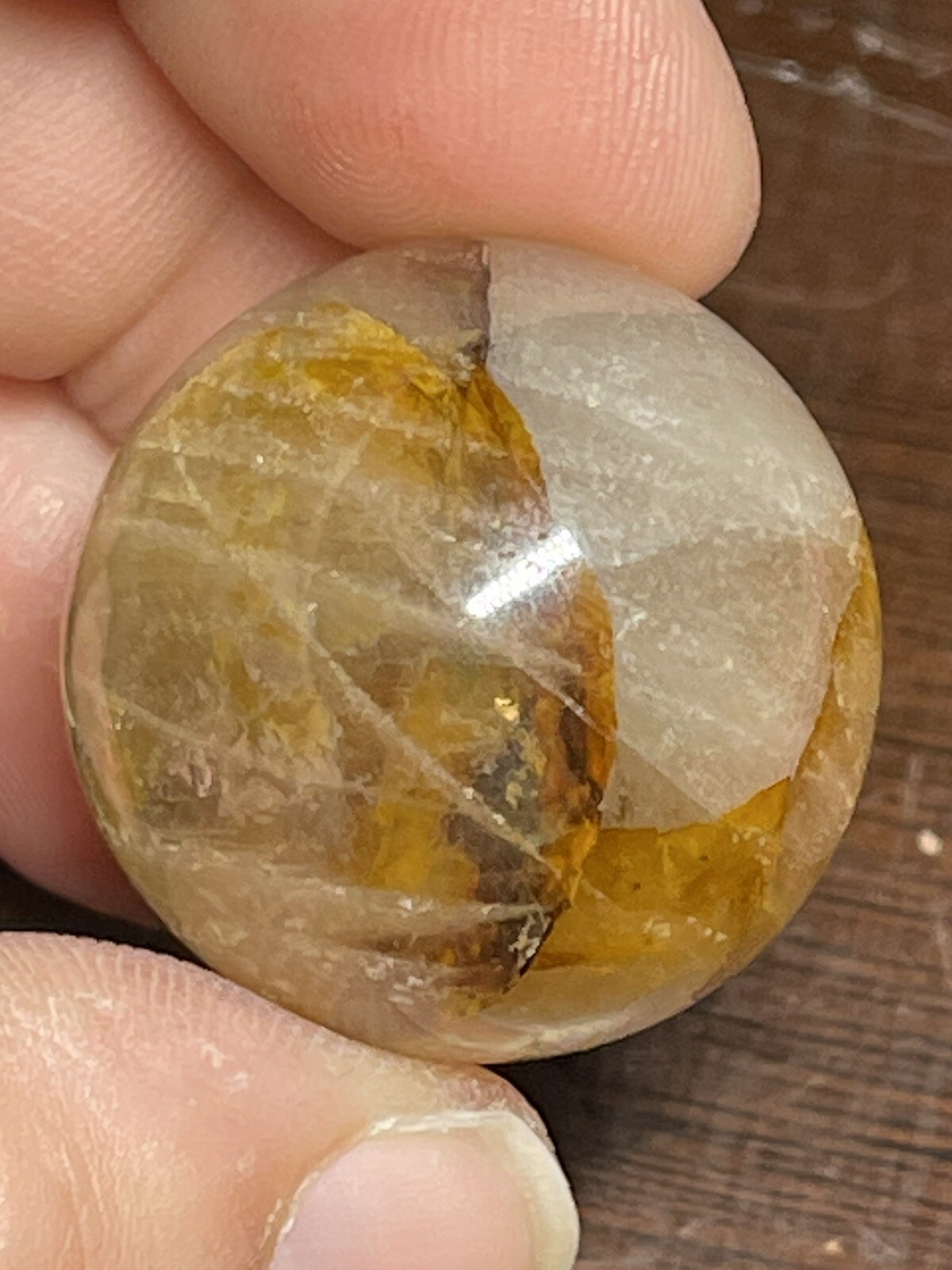 Golden Healer Mini Sphere Ball Orb Marble 26mm 23g