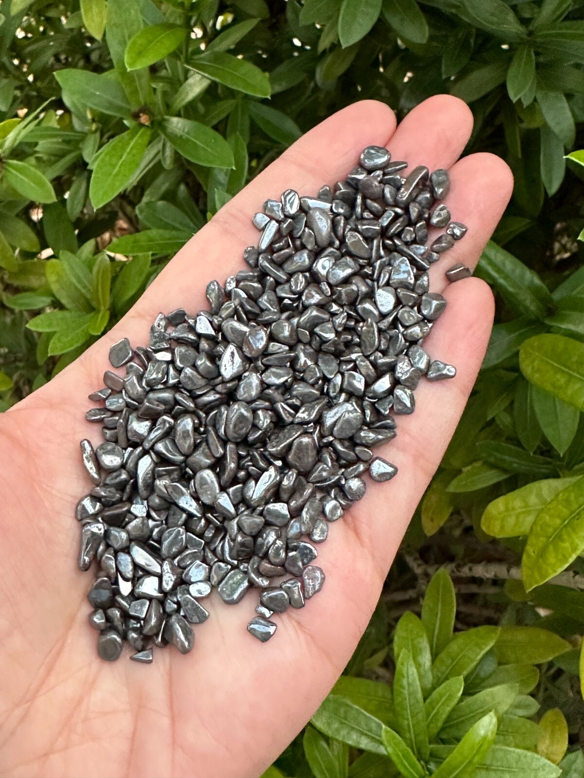 Grade A++ Hematite Semi Tumbled Gemstone Mini Chips 3 – 7 mm,Wholesale Bulk Lot
