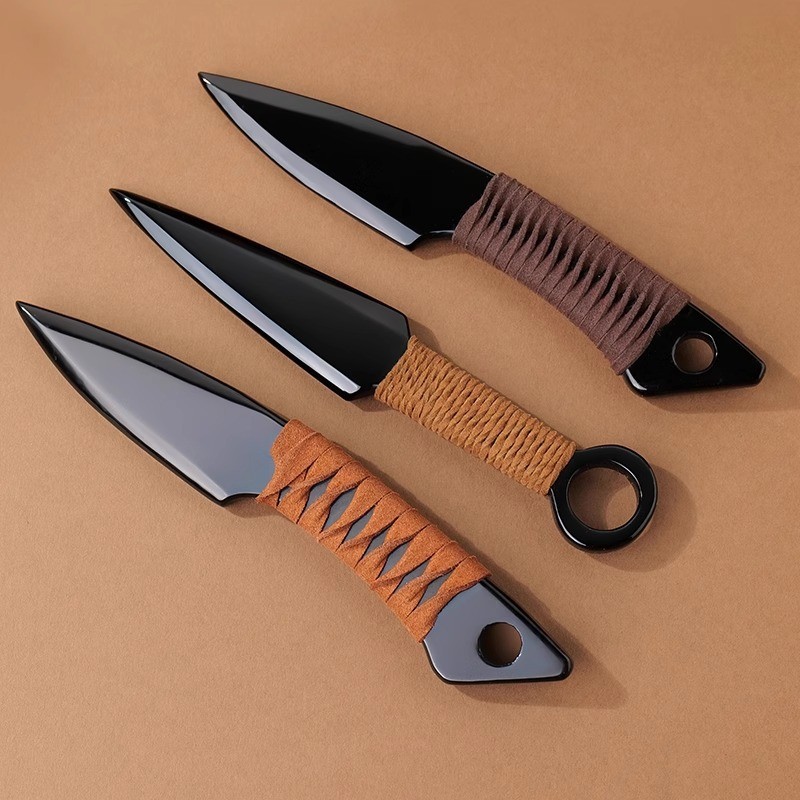 Natural obsidian rough stone knife, obsidian dagger, crystal ore handmade stone