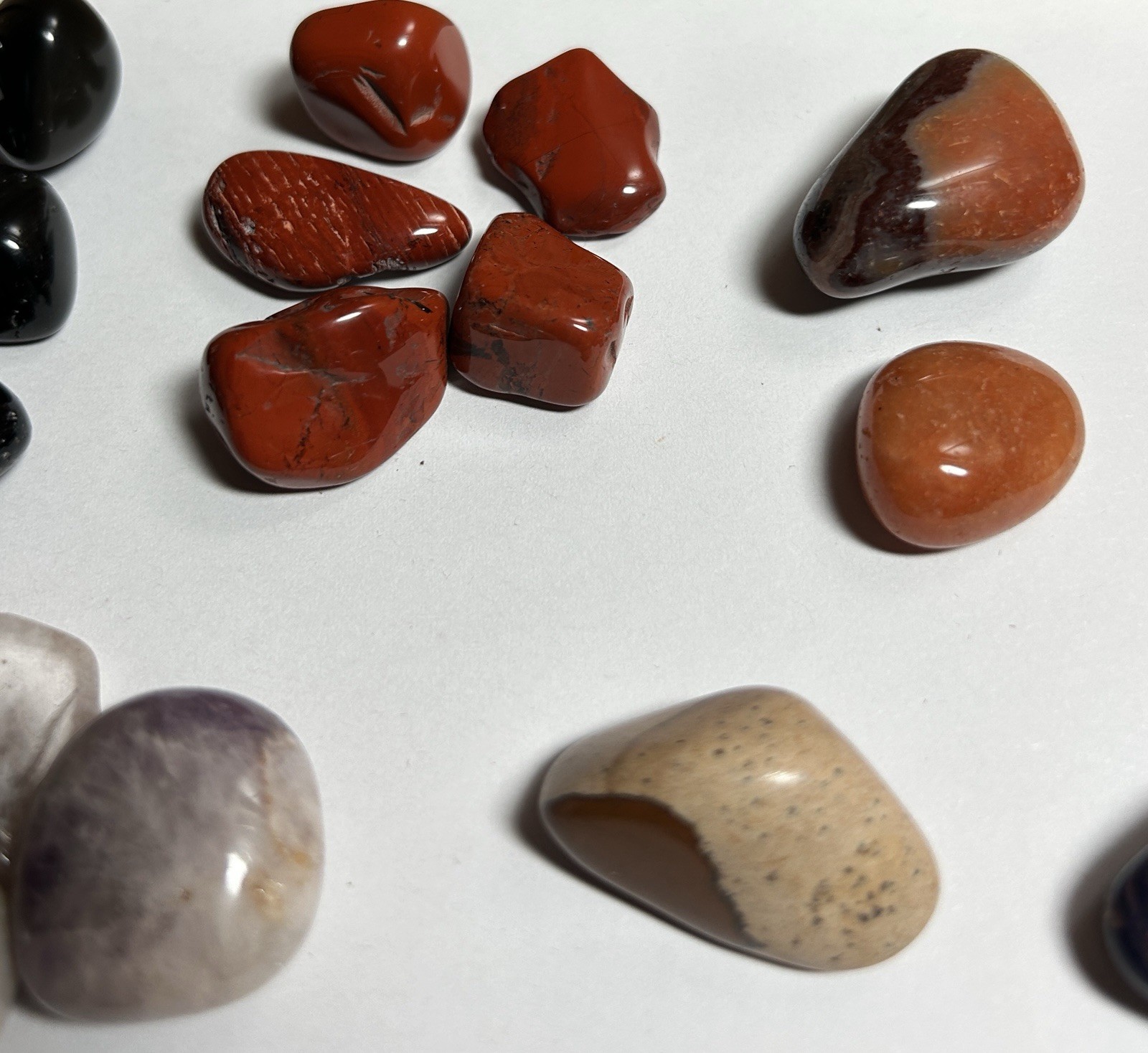 Mixed Tumbled Crystal & Gemstone Lot 12oz.(340g) Amethyst Quartz Jasper & More