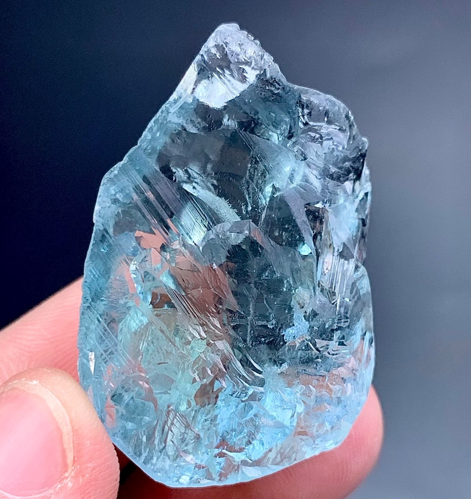 87 Carat Natural Kunzite Crystal Specimen From Afghanistan