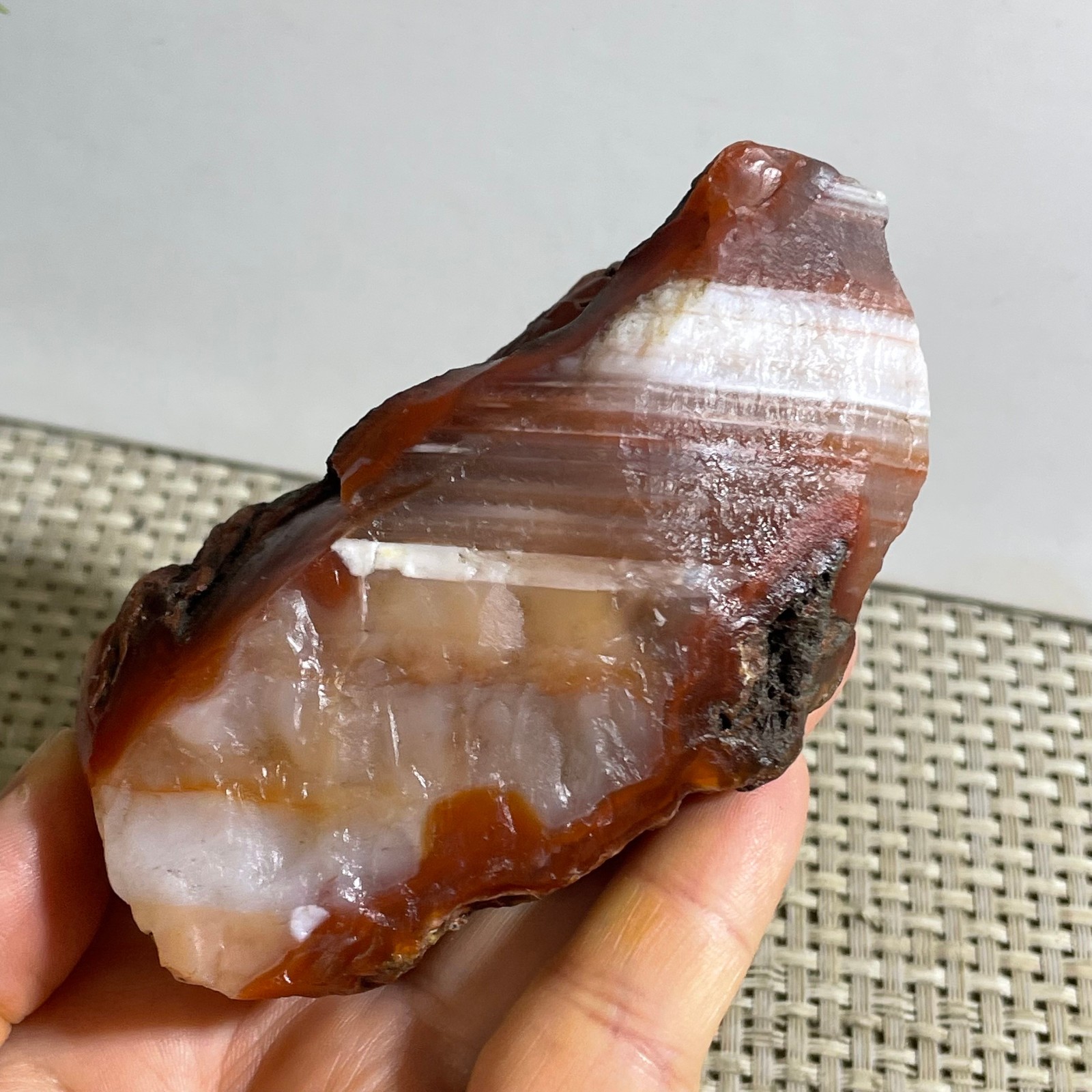 298g Raw Carnelian Stone Rough Red Agate Gemstone Mineral Specimen