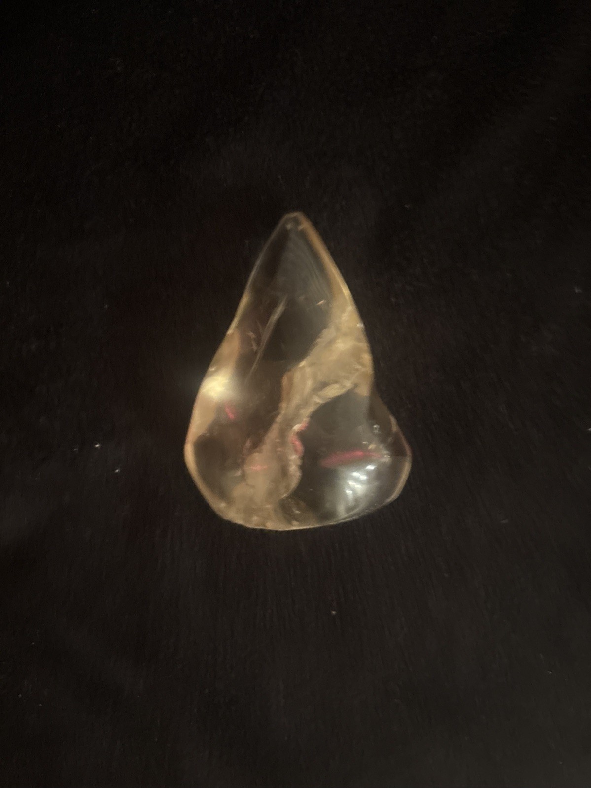 Flame Shaped Smokey Quartz Polished Gemstone