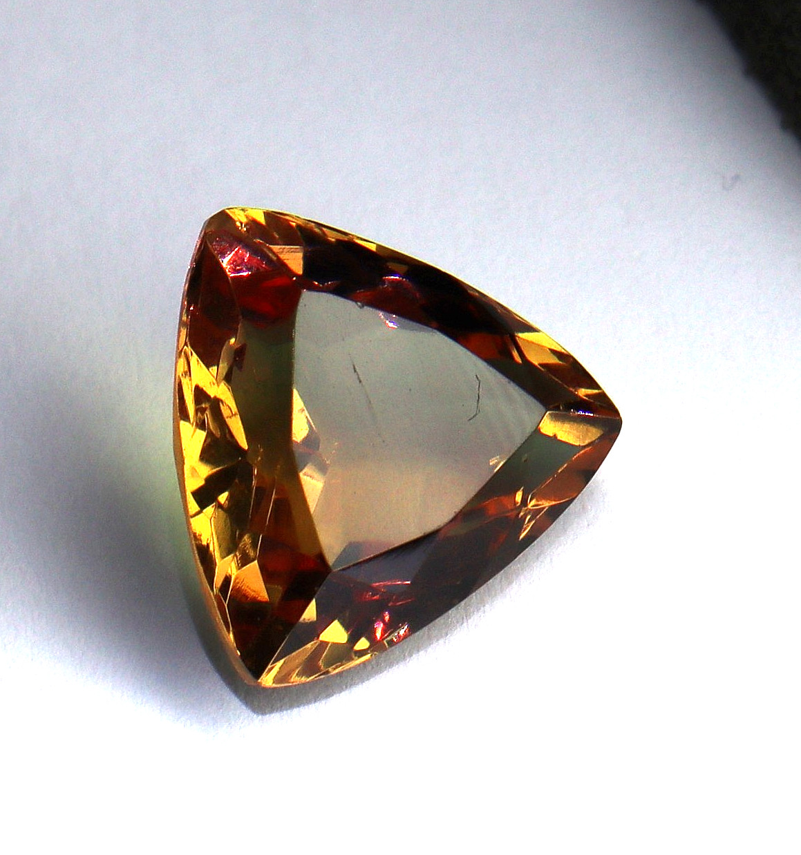 Natural Alexandrite Color Changing Loose Gemstone Trillion Cut 10.45 Ct