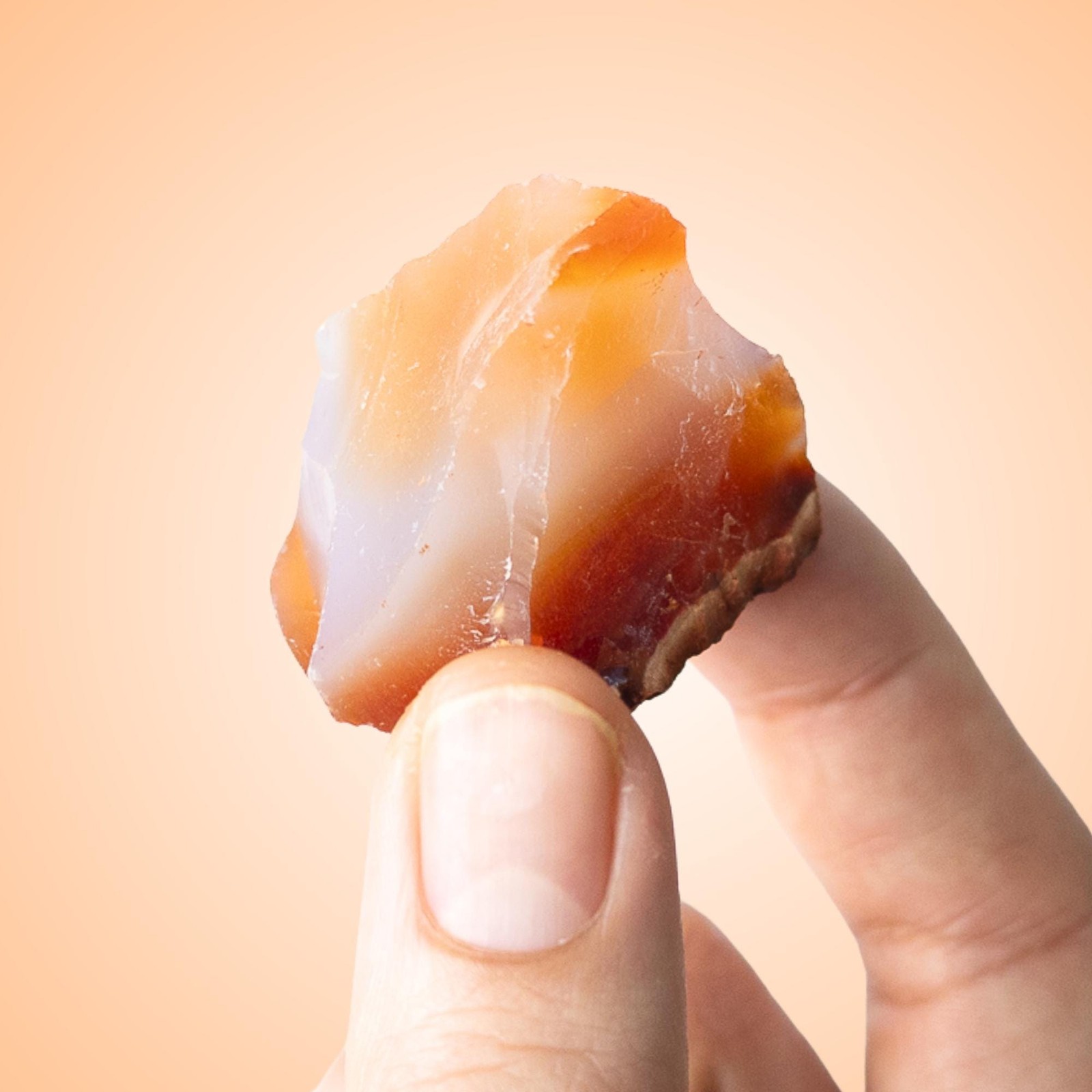 Carnelian Raw Stone Natural Rough Crystal Mineral Specimen Collector Stone Gift