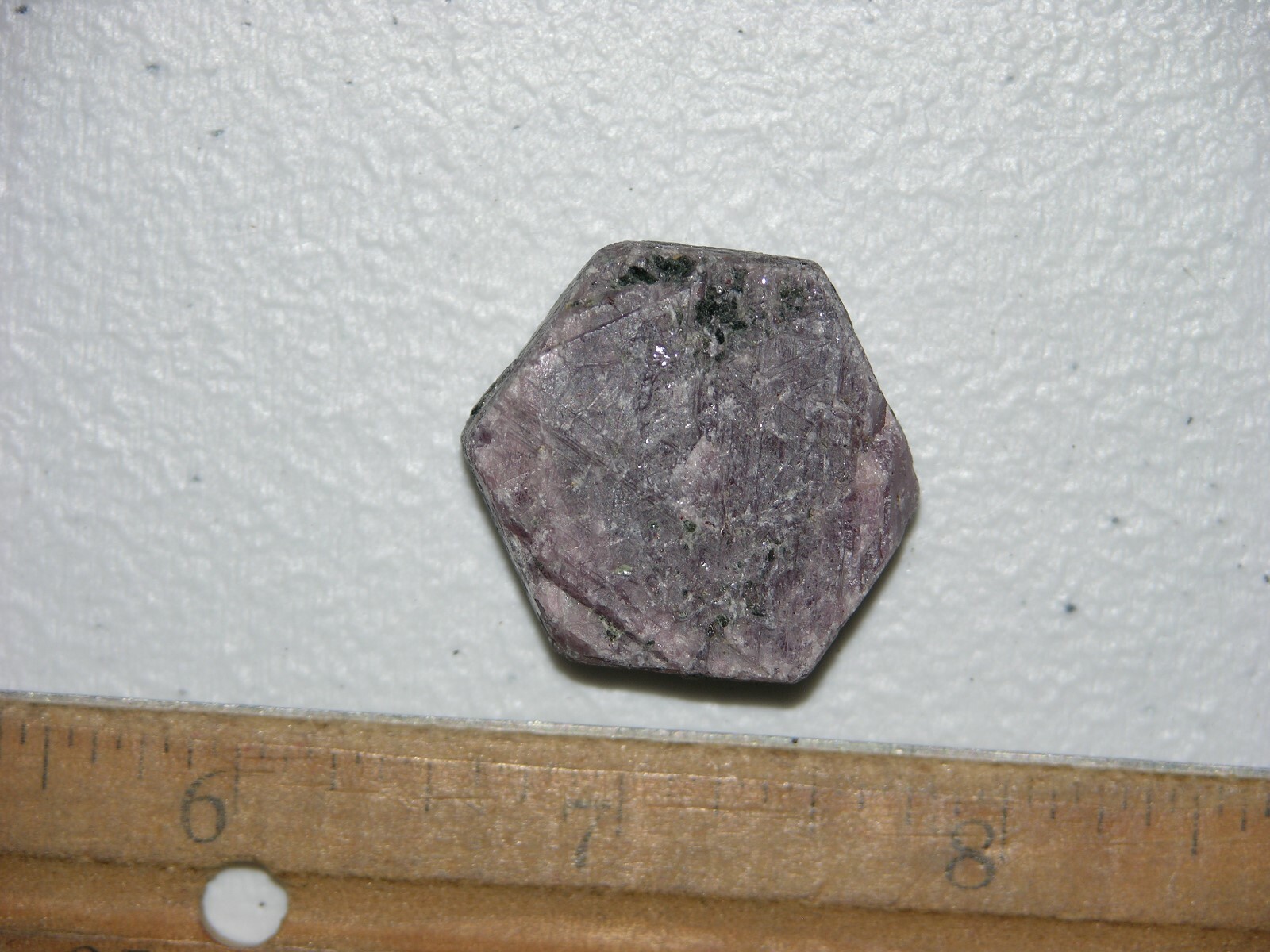 Ruby Recorder Crystal natural red ruby Madagascar 1 x 1 1/8 inch R11
