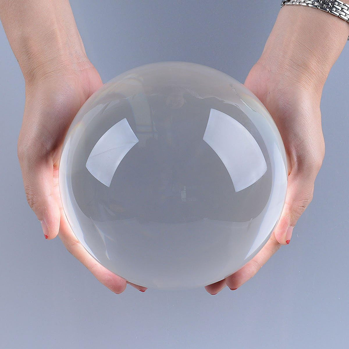 LONGWIN 150Mm (5.9 Inch) Divination Crystal Ball Decorative Glass Balls Globe Sp