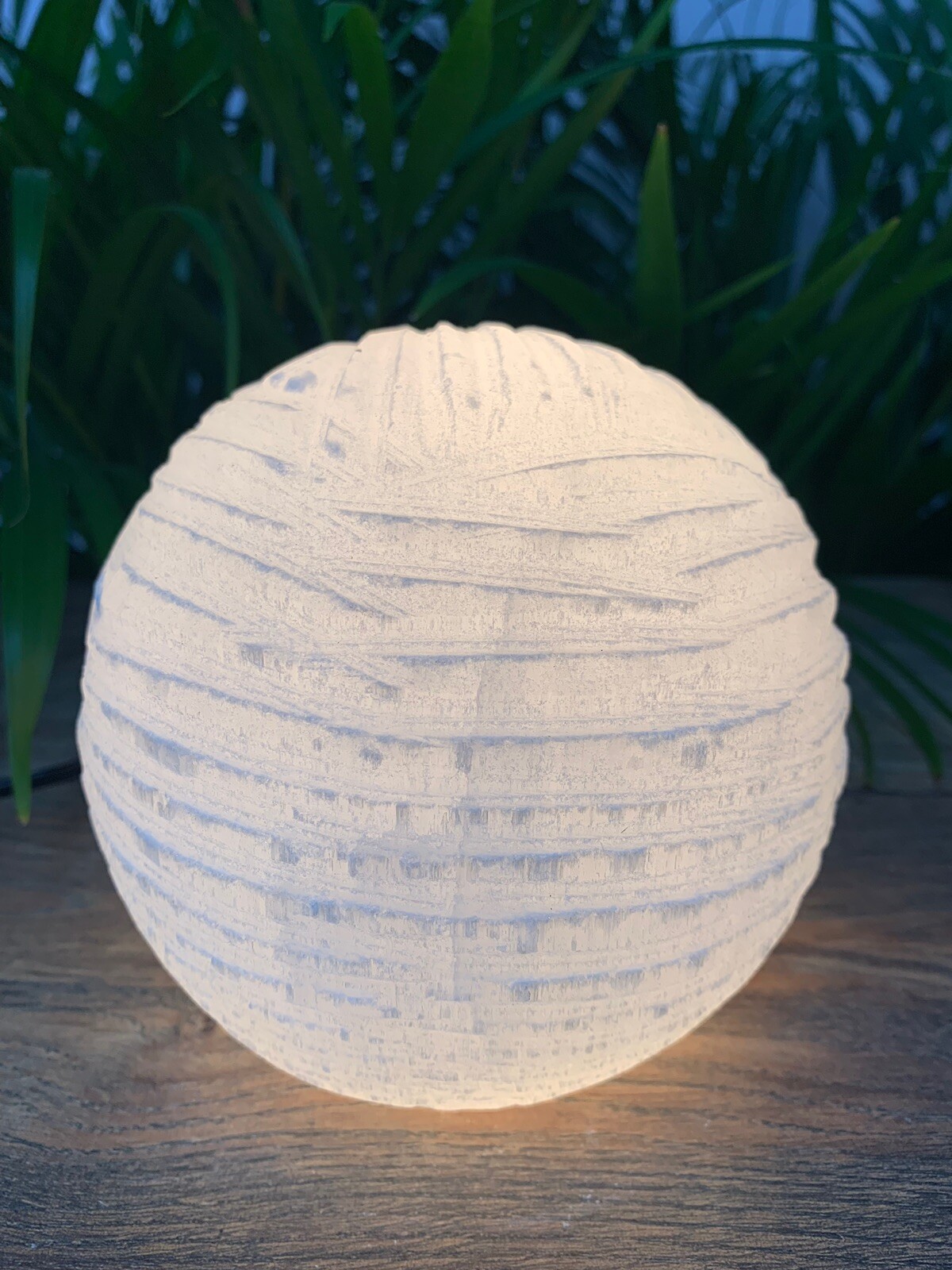 Selenite Lamp Selenite Sphere Lamp Crystal Ball Lamp Gemstone Lamp Snow Ball